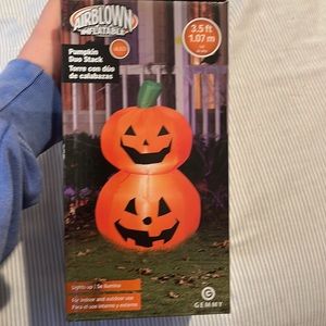 Blow up pumpkins